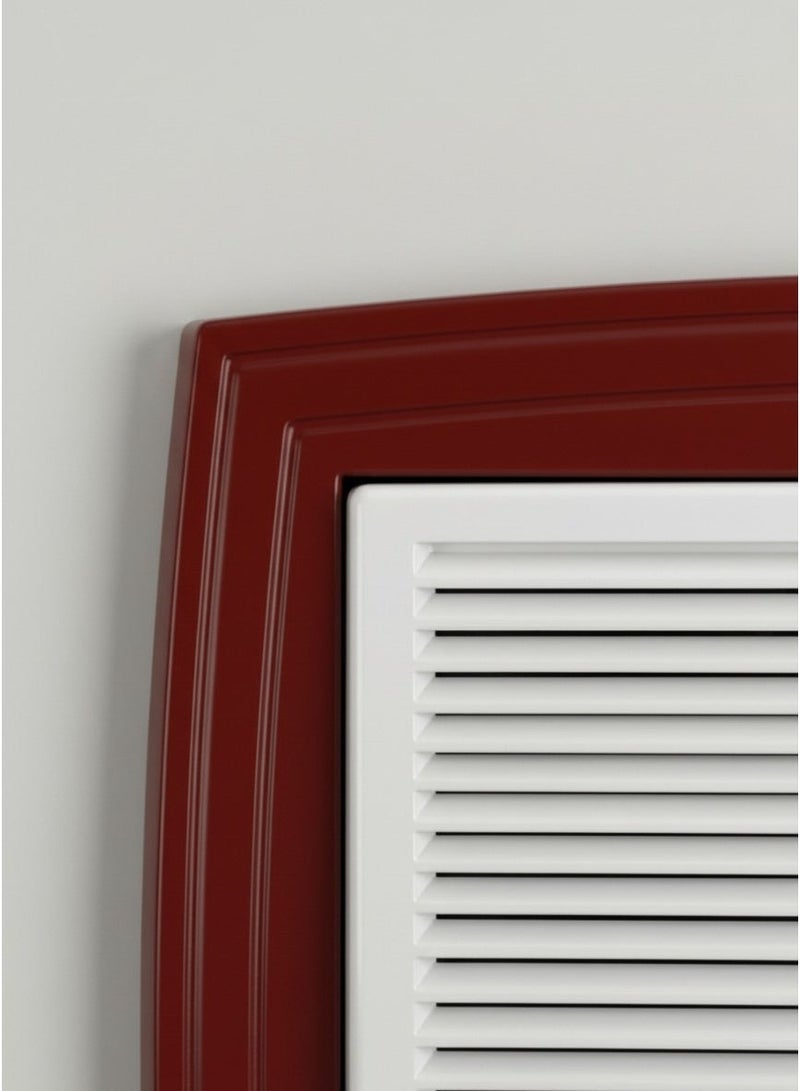 بهنس برواز مكيف شباك ذكي بلاستيك بني جاهز عالي الجودة براويز مكيفات شباك لاحاجة الى مسامير التثبيت اطار و ديكور المكيف الشباك مانعة للغبار والحشرات يحافظ على هواء التكييف كاملا بالغرفة سهولة الفك التركيب التنظيف - Image 5