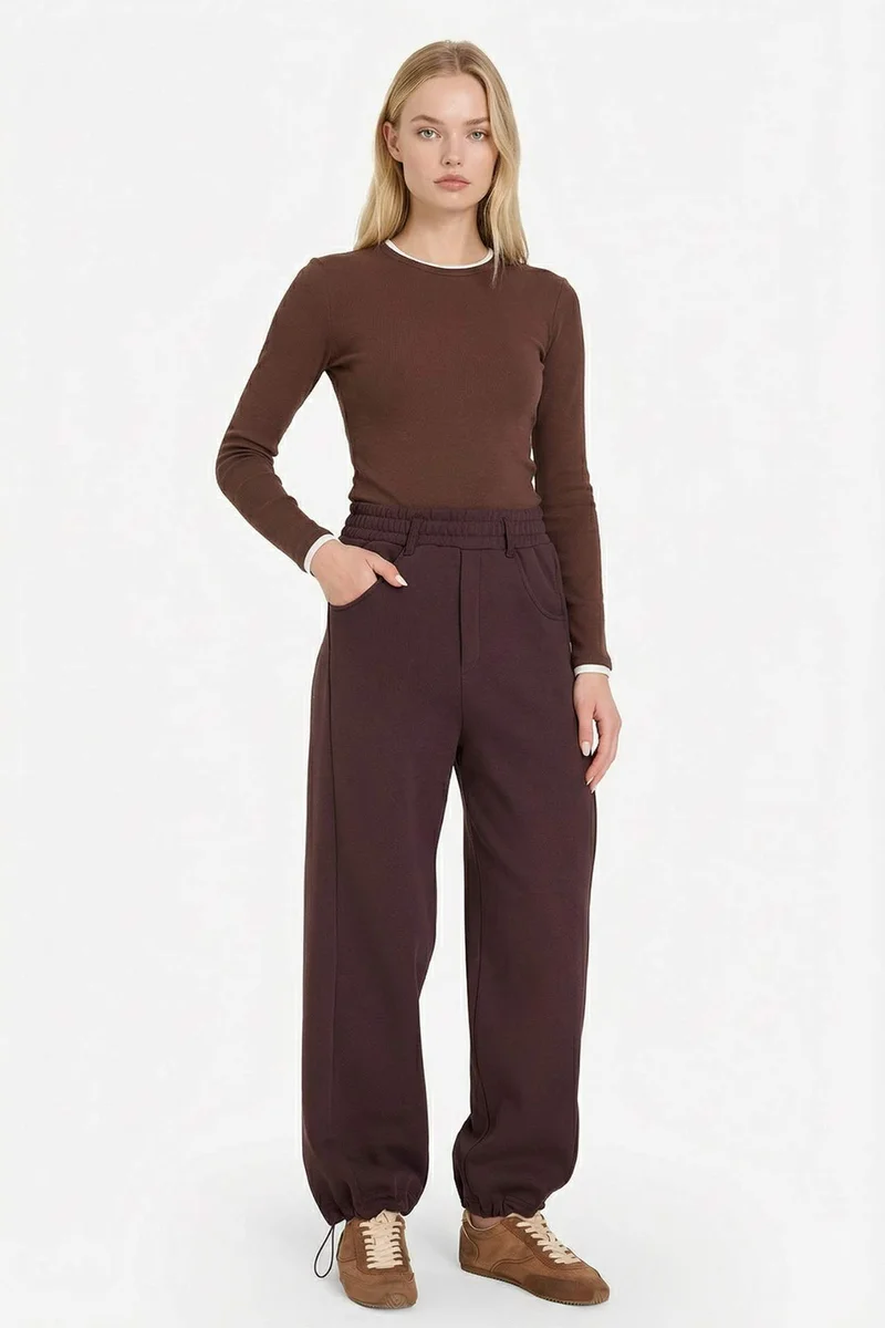 ديفاكتو Thick Sweatshirt Fabric Trousers