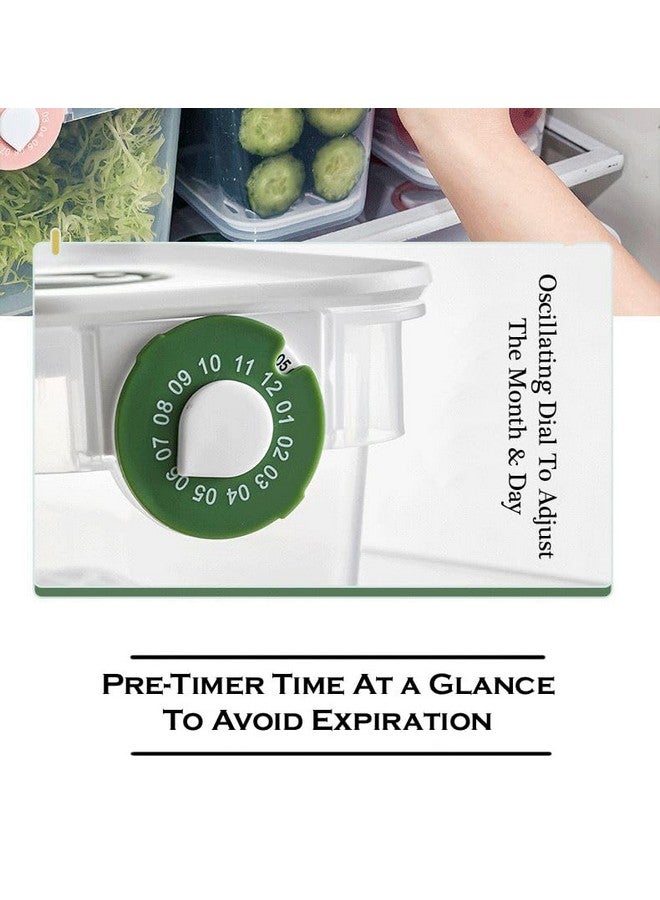 ZURATO Food Storage Container Airtight Storage Box refrigerator Storage Boxes Keep Fruits, Vegetables, Meat, Fish Timekeeping Stackable Storage Box ((3pc set, small +medium + large)) - Image 3