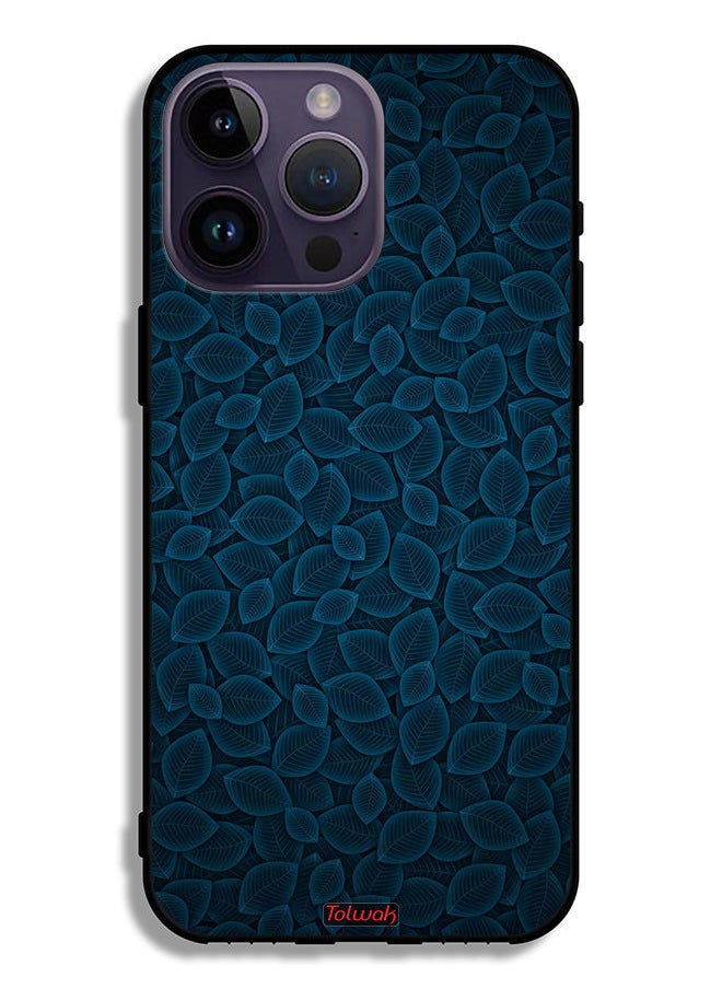 Tolwak - Apple iPhone 14 Pro Max Protective Case Digital Art Leaves Pattern - Image 1
