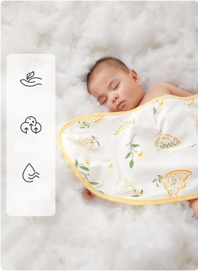 TEN-M JOURNEY - Baby Swaddle Wrap for Newborn Baby Sack- Infant Wrapper Organic Cotton Soft Adjustable & Diapers Changeable Wrapper Printed Sleeping Sack Swaddle Wrap for Baby Wrapper (35x80cm) - Image 1