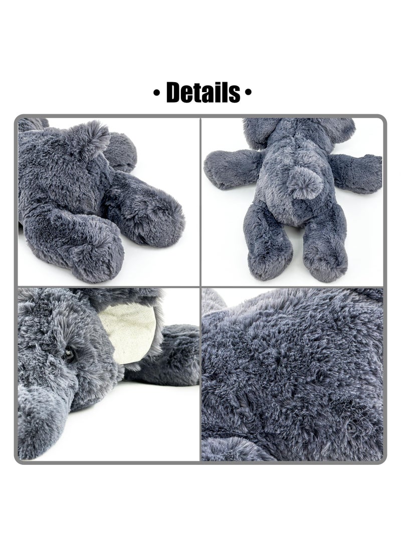 YOUBLEK YOUBLEK 20"" | 4 Pounds Weighted Stuffed Animals Sensory Comfort Plush Throw Pillow Toy  Soft for Home & School  Kawaii Plushies Hugging Toy Gifts for Kids & Adults (Elephant  20 inch 4 Pounds)  - Image 5