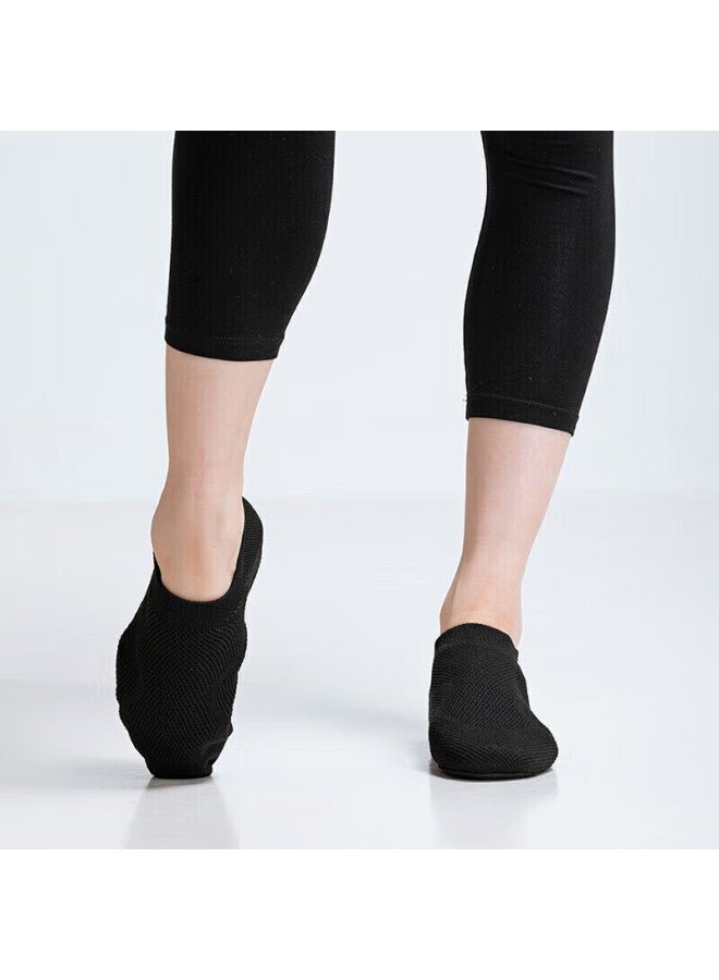 Sansha Sansha Ballet Teacher Shoes, Jazz Dance Shoes With Soft Soles, Breathable Flyknit Upper, Modern Dance Practice Shoes, Black, Size 37 - Image 2
