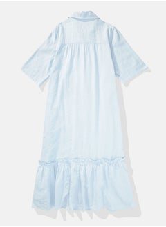 American Eagle AE Ruffle Shirt Midi Dress  - Image 2