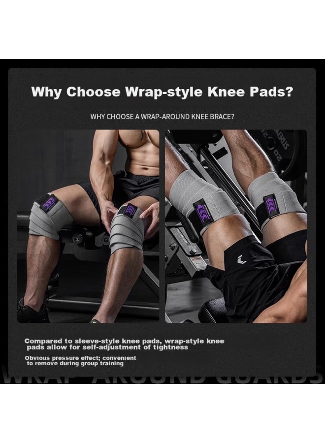 Fittergear Fitness Knee Brace For Men, Weightlifting, Squats, Elastic Knee Wrap, Strength Training Protective Gear - Image 1