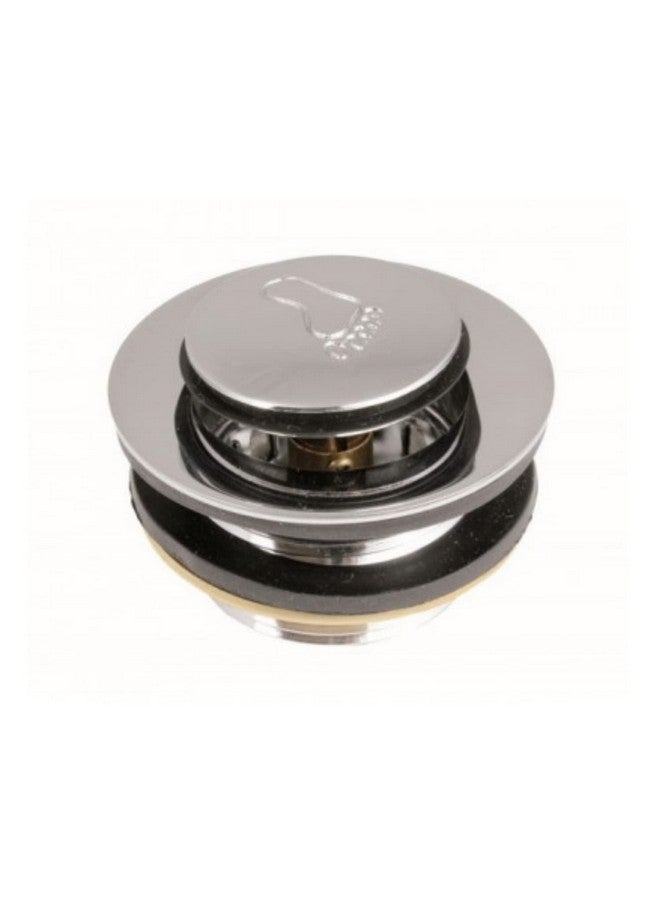 ZAP Bath Tub Pop-Up Drain with Screw Set (1 Pc) Brass Drain Plug | Easy Installation & Leak-Proof | Universal Fit for Bathtubs | Chrome Finish - Image 1