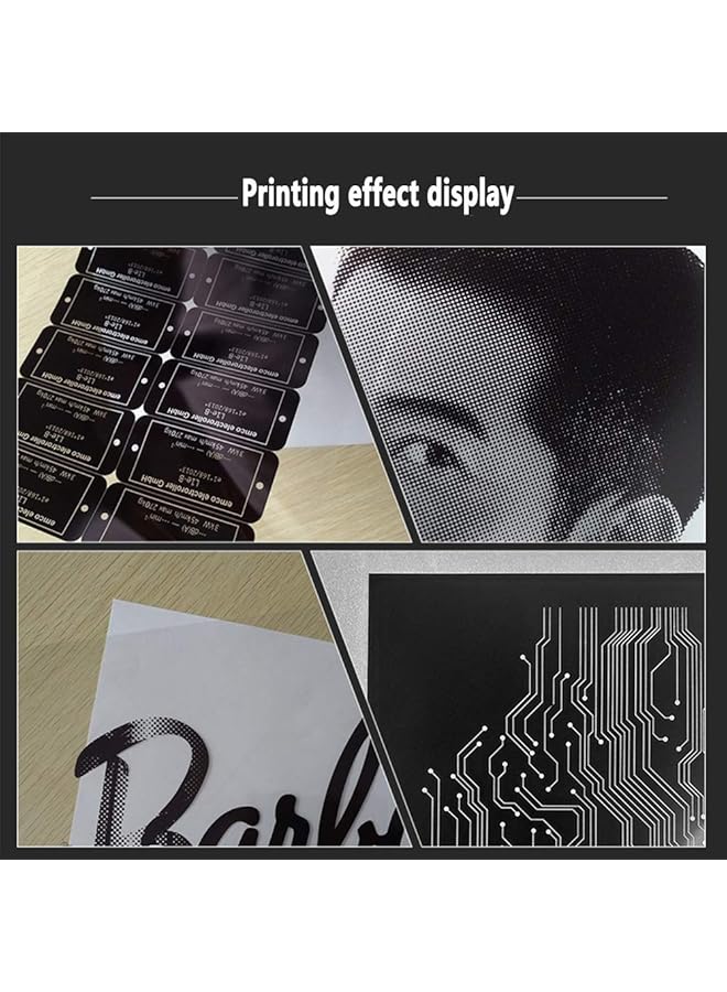 erorex 20 Sheets Transparency Film For Inkjet Printers Transparency Printing Film Printable Transparent Paper Sheets Inkjet Transparenty Film Transparent Inkjet Printing Film Overhead Projector Film - Image 4