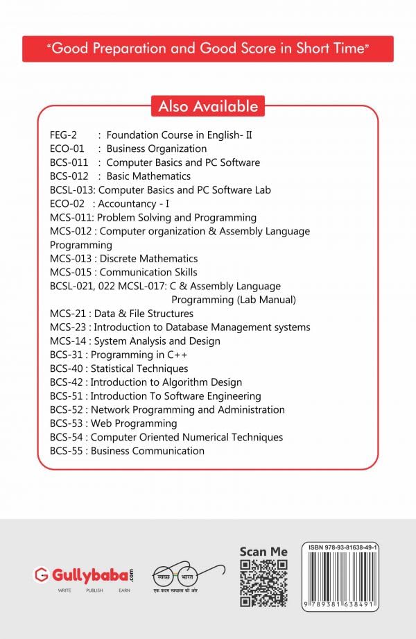 BCS-011 Computer Basics and PC Software - Image 2