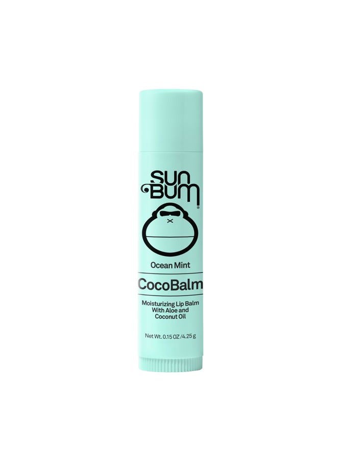 Sun Bum Ocean Mint Cocobalm | Hydrating Lip Balm with Aloe | Hypoallergenic, Paraben Free, Silicone Free,| 0.15oz Stick - Image 1