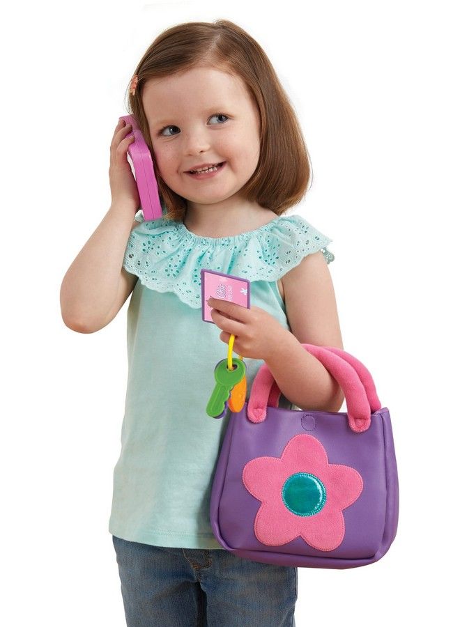 Kidoozie My First Purse Pretend Play Purse With Wallet Credit Card Lipstick Mirror And More For Ages 2+. Kids Will Love Pretending To Be Grownups!  - Image 3