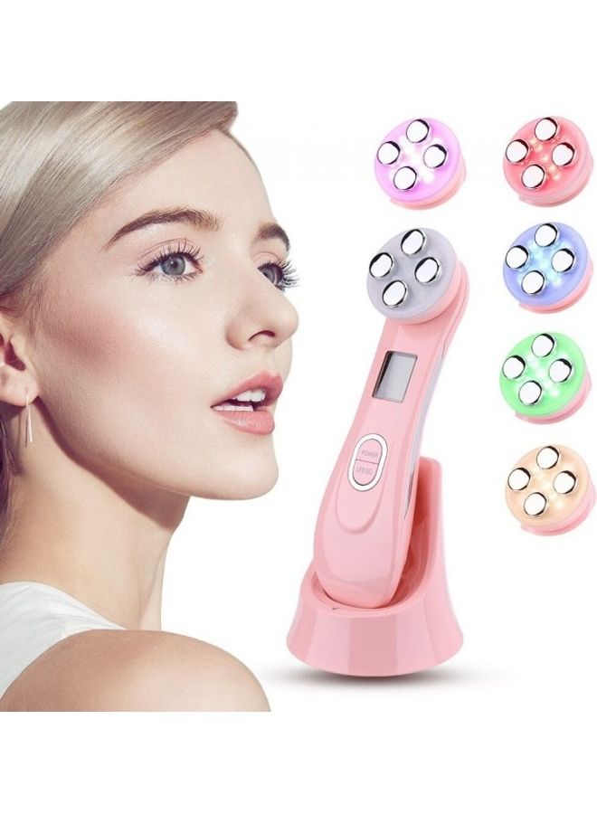 MARGOUN Mesotherapy Facial Radio Frequency Massager Pink 5 × 15 × 8.5cm - Image 2