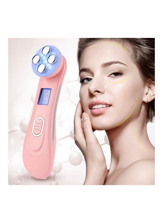 MARGOUN Mesotherapy Facial Radio Frequency Massager Pink 5 × 15 × 8.5cm - Image 4