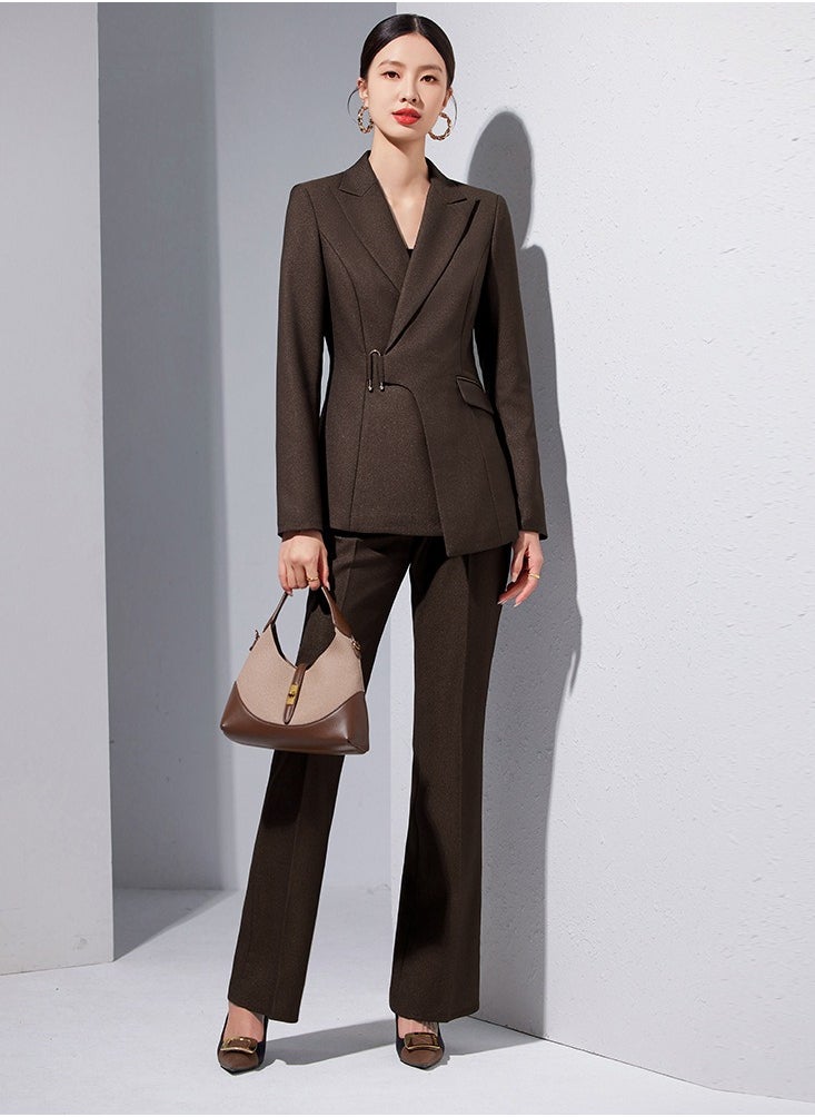 KUYING New Fashionable Women's Slim Fit Suit Set  - Image 1