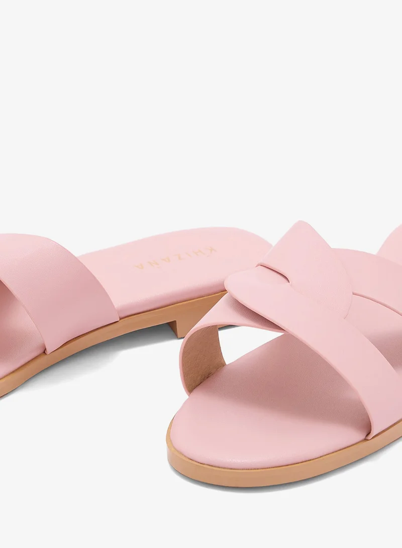 Khizana  Interwoven Strap Flat Sandal for Women | Best Price UAE