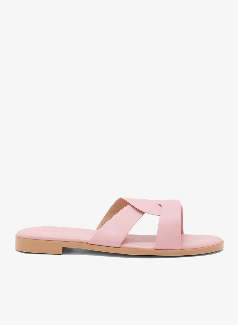 Khizana Interwoven Strap Flat Sandal