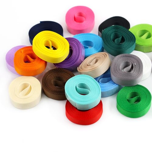 BAORJCT 3/8 Inches Grosgrain Ribbons Fabric Ribbons, 20 Colors*2 Yards Each Total 40 Yards, Boutique Ribbons for Gifts Wrapping, DIY Bow Hair Accessories - Image 3