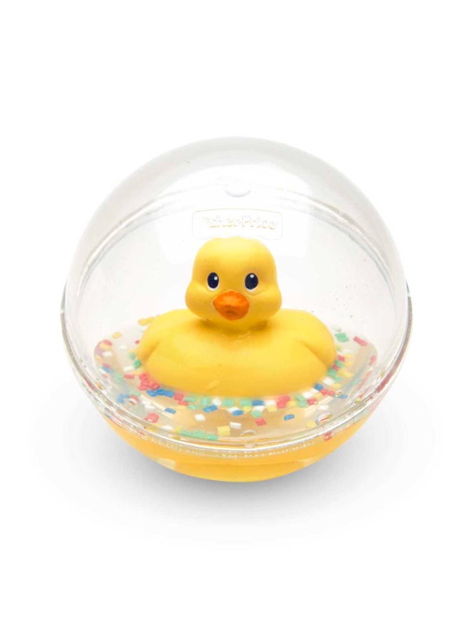 Fisher-Price ​Fisher-Price Watermates, Duck, baby ball activity toy for crawl and chase play ages 3 months and up - Image 1