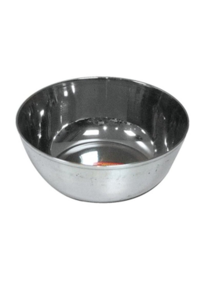 RAJ Raj 8cm Steel Mukta Vatti Serving Bowl, MV04.5, 8x3 cm, Silver 