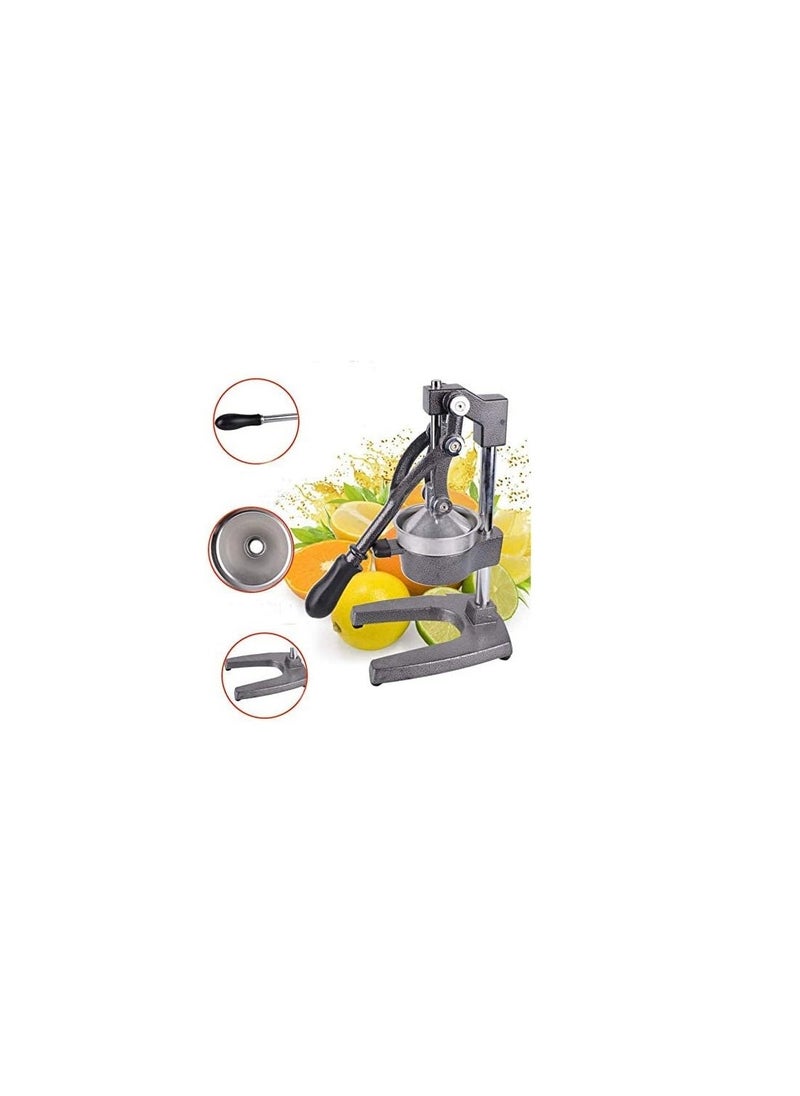 LETWOO LETWOO Professional Citrus Juicer Manual Citrus Press and Orange Squeezer  Metal Lemon Squeezer Premium Quality Heavy Duty Manual Orange Juicer and Lime Squeezer Press Stand (GREY)  - Image 2
