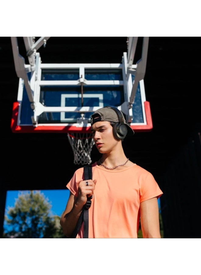 JBL Tune 720Bt Wireless Over Ear Headphones Pure Bass Sound 76H Battery Hands-Free Call Plus Voice Aware Multi Point Connection Lightweight And Foldable Detachable Audio Cable Black - Image 3