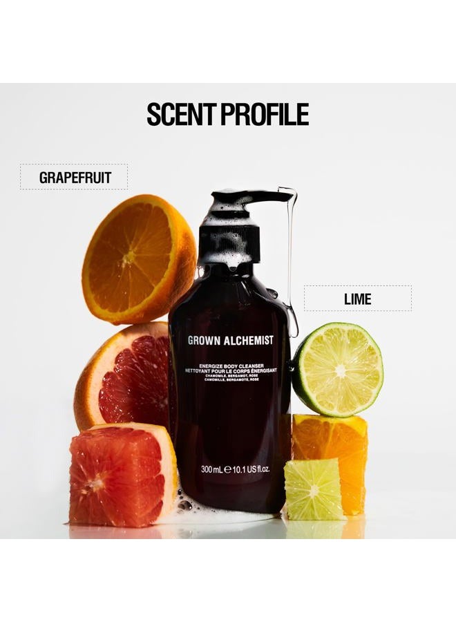 Grown Alchemist Energize Body Cleanser with Chamomile, Bergamot and Rose, Gentle Body Wash that Hydrates and Cleanses Skin (500 ml) - Image 5