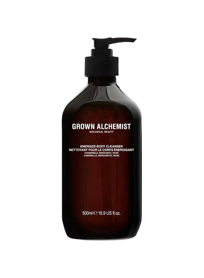 Grown Alchemist Energize Body Cleanser with Chamomile, Bergamot and Rose, Gentle Body Wash that Hydrates and Cleanses Skin (500 ml) - Image 1