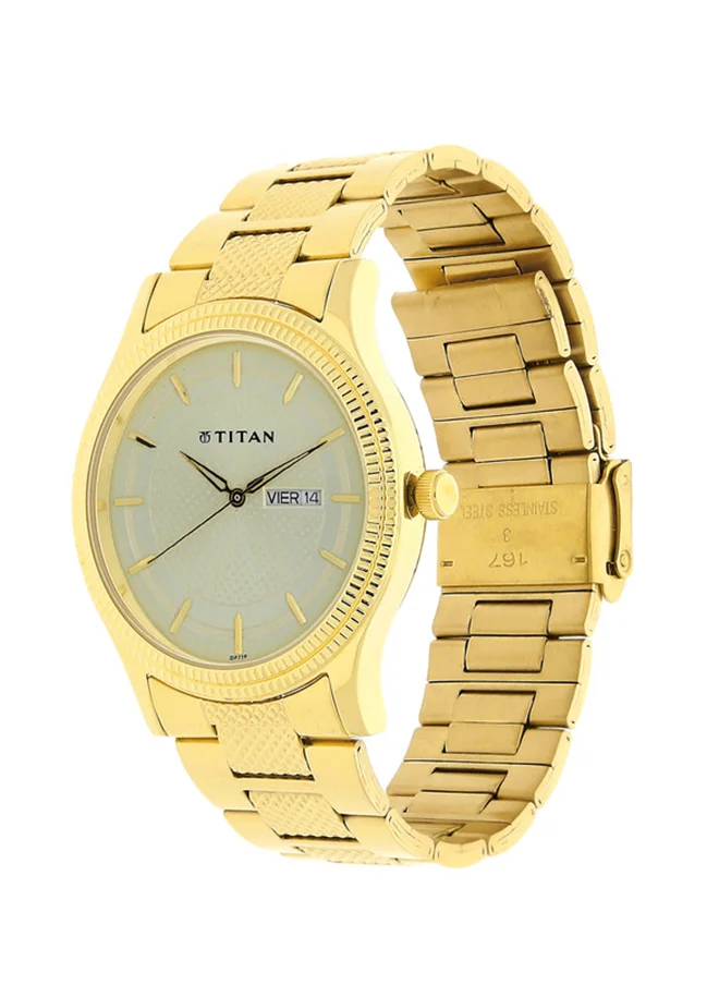 TITAN Stainless Steel Analog Wrist Watch 1650YM06