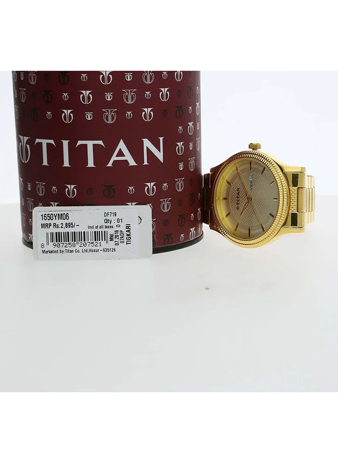 تيتان Stainless Steel Analog Wrist Watch 1650YM06