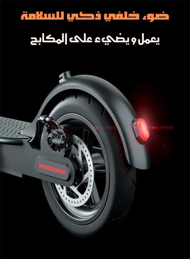 Fitness World Electric scooter aluminum alloy body,Light and easy to carry,Two-wheel fast folding scooter,Electric scooter with lithium battery, fast charging, and dual brake system, with a speed of up to 25 km/h,Application control,Suitable for adult men and women for work and leisure,Durable 25cm airless tires, 350W max motor, 25km/h max speed, 30km max range, easy brakes, 150kg max weight - Image 4