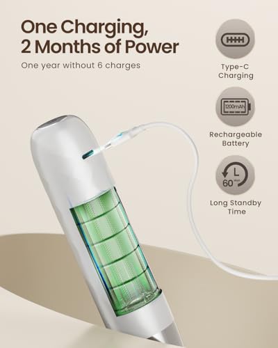 Maestri House Rechargeable Milk Frother, LunaFro Mini Handheld Electric Foam Maker Detachable Stainless Steel Whisk Drink Mixer Foamer Mini Blender for Matcha, Lattes, Cappuccino, No Stand - Image 3