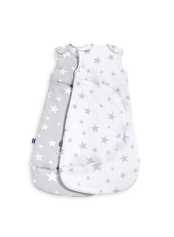 Snuz Pouch Baby Sleeping Bag With Zip For Easy Nappy Changing From 0-6 Months, 0.5 Tog  - Image 4