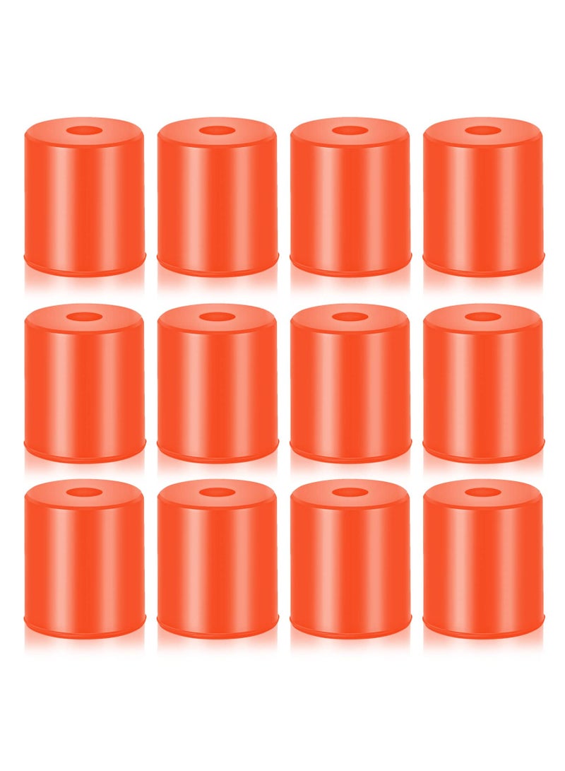 12Pcs 3D Printer Heat Bed Leveling Mounts, Silicone Heat Buffer Columns for CR-10 and Ender 3, Stable Hot Bed Parts (Brown, 0.7 Inches) - Essential Printer Accessories - Image 1