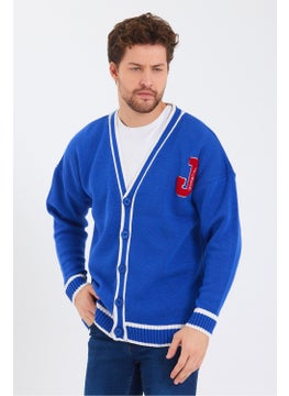 Cool Tarz Cool Style Men's Saxe Embroidered Buttoned Knitwear CARDIGAN-TRZ8184R02S  - Image 3