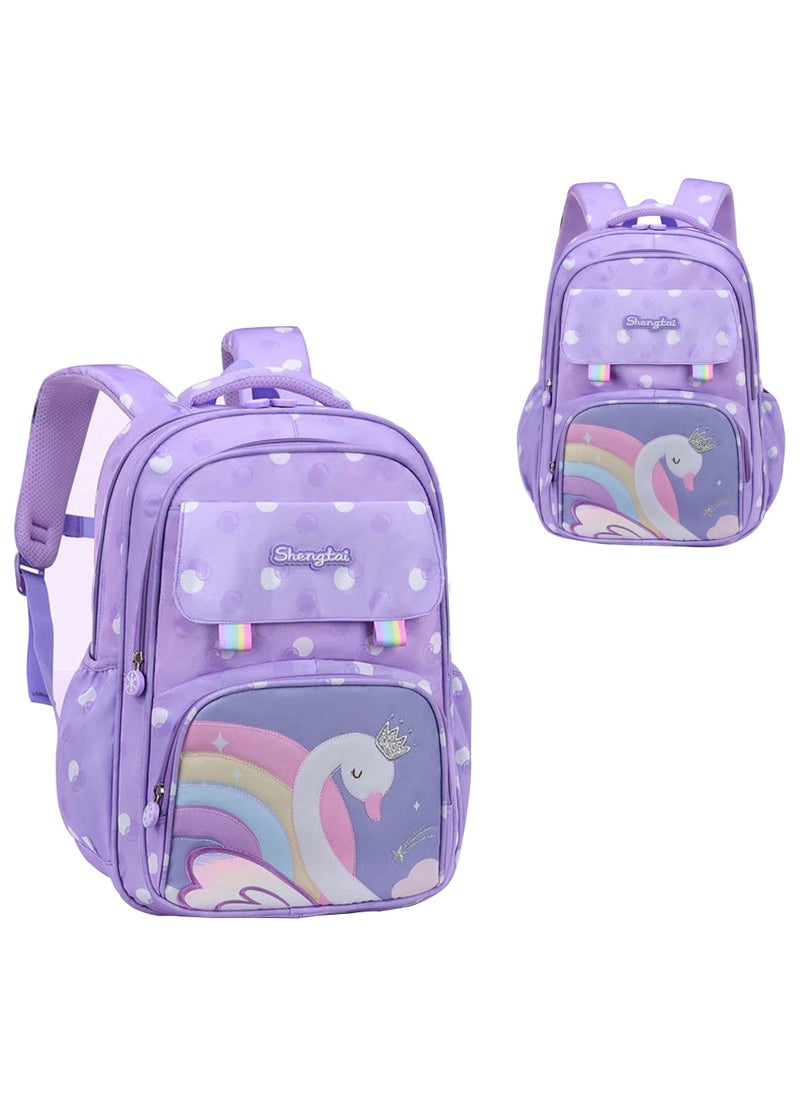 Swift Backpack School Bags, Large Capacity Bookbag, Secondary School Students Backpack, Anti Theft Outdoor Daypack  - Image 1