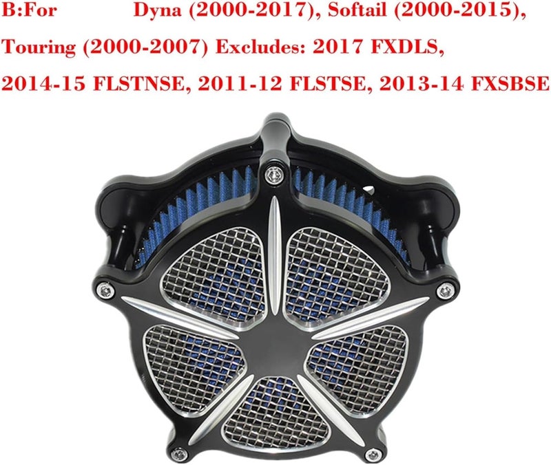 QASULER Motorcycle CNC Air Filter - Image 2