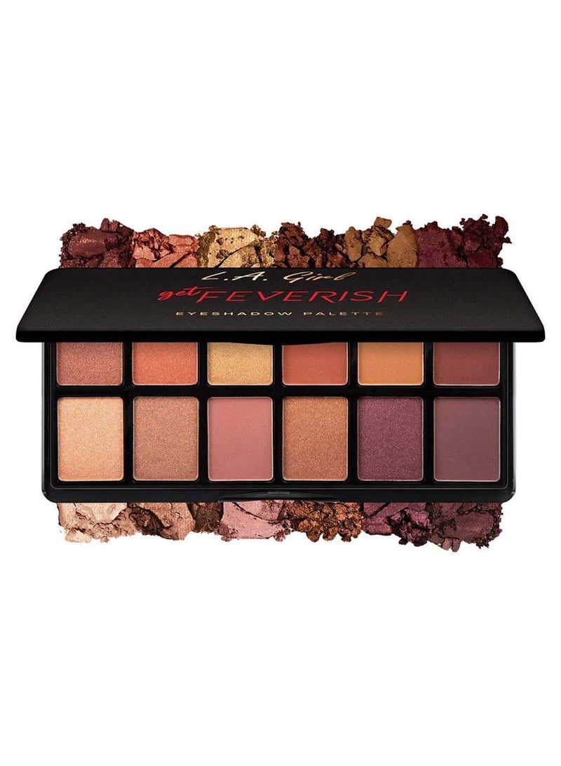 LA Girl Get Feverish Fanatic Eyeshadow Palette Multicolour - Image 1