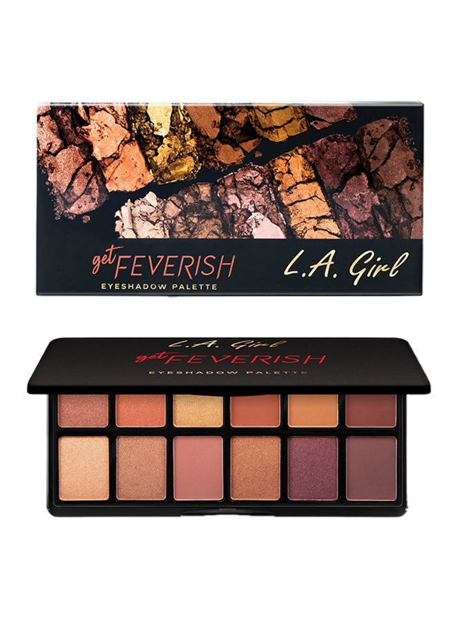 LA Girl Get Feverish Fanatic Eyeshadow Palette Multicolour - Image 2