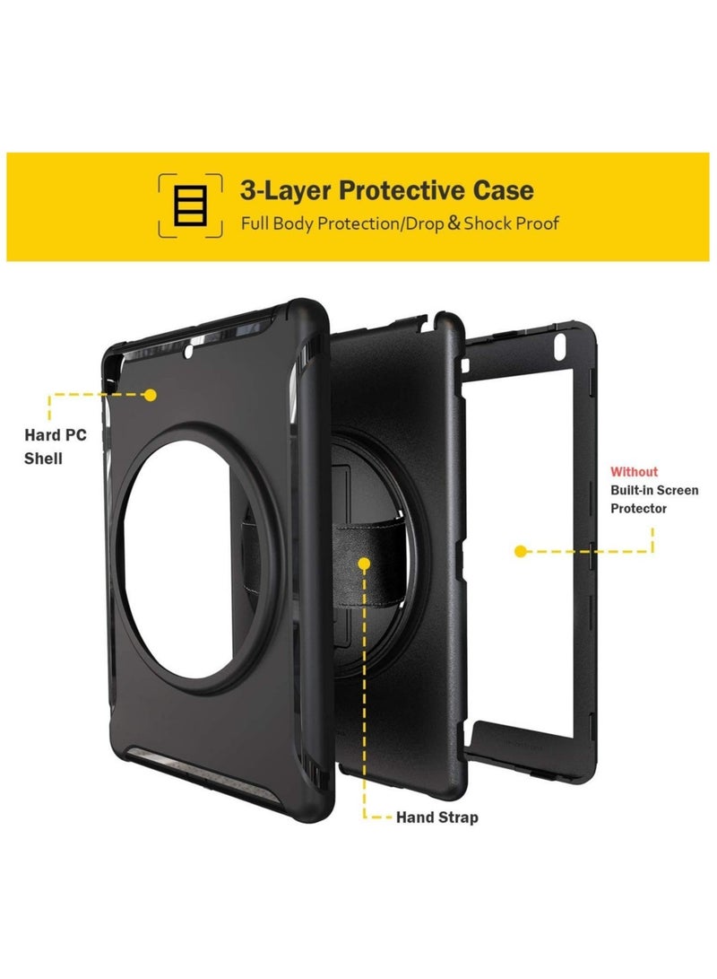 Rugged Case for Apple iPad 9.7 Inch (A1822/A1823, 2017) – Shockproof, Impact Resistant Full Body Protective Cover with Kickstand – Kid-Friendly iPad Case - Image 5