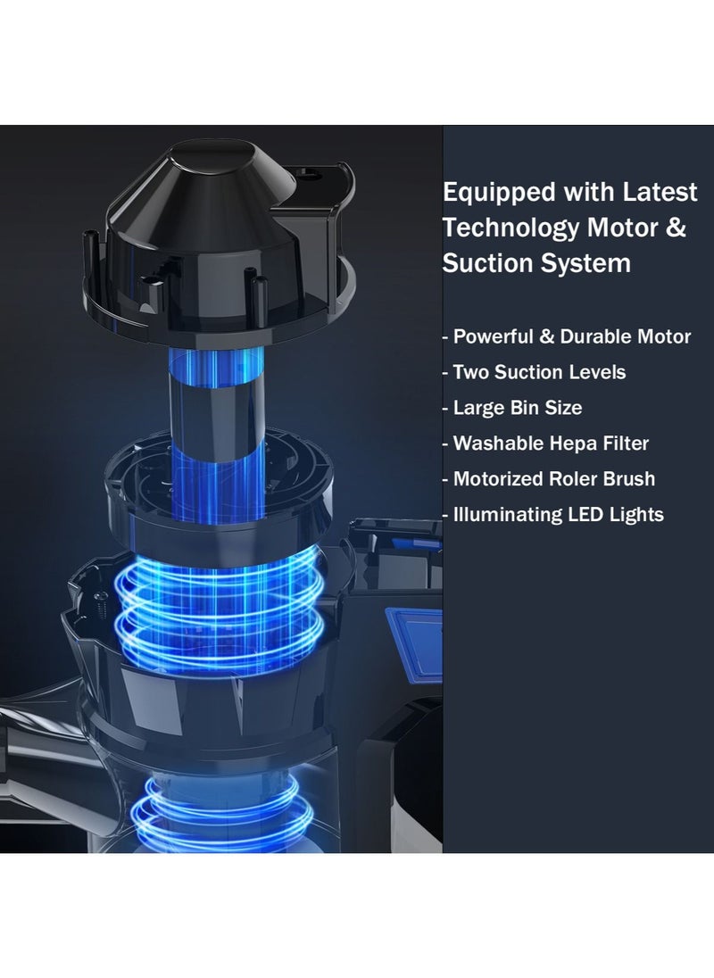 TECKWAVE - Cordless Vacuum Cleaner (TW-C10) with 12KPa Power- High Performance Stick Vacuum with LED lights, Large Bin & Adjustable Suction - Image 1