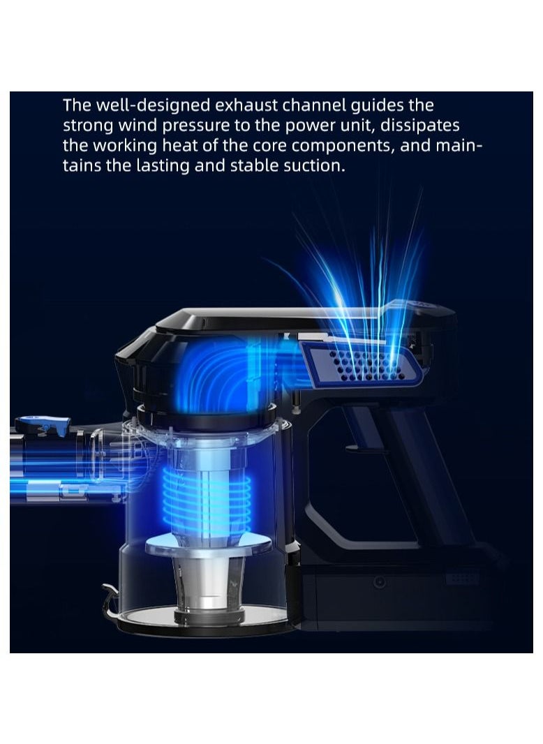 TECKWAVE - Cordless Vacuum Cleaner (TW-C10) with 12KPa Power- High Performance Stick Vacuum with LED lights, Large Bin & Adjustable Suction - Image 1