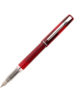 Platinum Prefounte Fountain Pen F 0 3 Nib Crimson Red  - Image 1