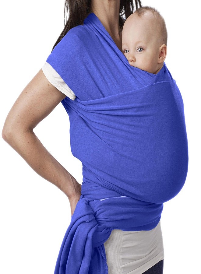 Bembika Adjustable Hands-Free Baby Sling Carrier Lightweight, Foldable Baby Wrap & Newborn Carrier Comfortable, Travel-Friendly Baby Wrapping Cloth-(Sapphire 0-18 Months |3-12 Kg) - Image 1