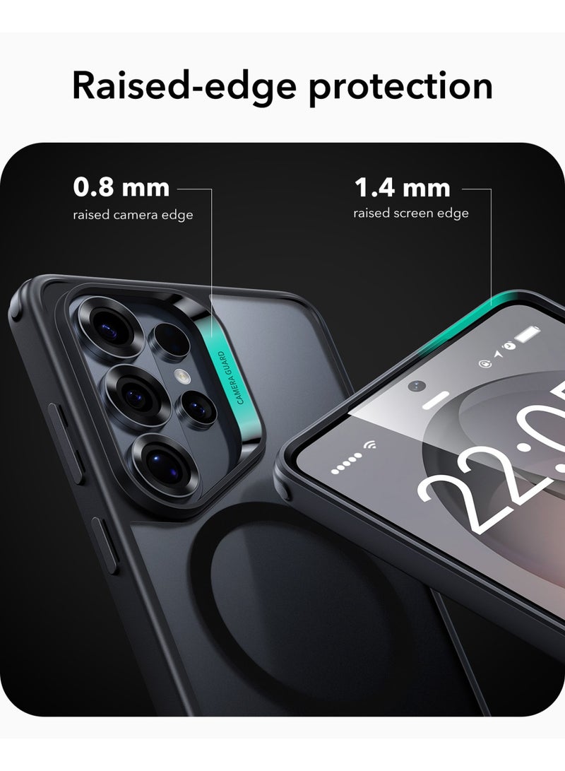 اي اس ار ESR for Samsung Galaxy S26 Ultra Phone Case, Compatible with MagSafe, Military-Grade Protection, Shockproof Magnetic Case for Samsung Galaxy S26 Ultra, Classic Hybrid Series Frosted Black - Image 4