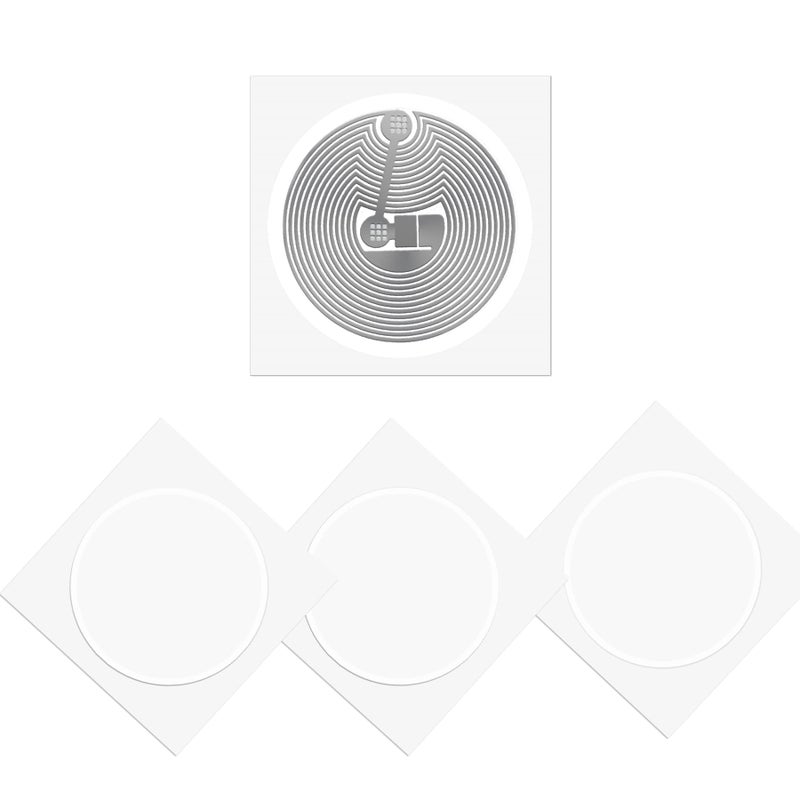 BABIQT 20 قطعة ملصقات بيبيكت ميفير كلاسيك 1K S50 RFID ملصقات NFC ملصقات ميفير الذكية ملصقات RFID ISO 14443A 13.56 ميجاهرتز ملصقات ميفير MF1 ذاتية اللصق بطاقات وصول تجارية قريبة 1 بوصة دائرية - Image 1