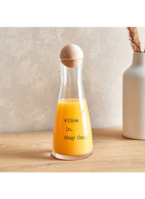 Urban Carafe with Wooden Ball Lid 1 L