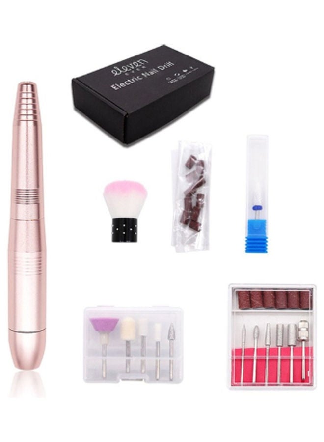 NIBEMINENT USB Electric Manicure Machine Grinder gold - Image 1