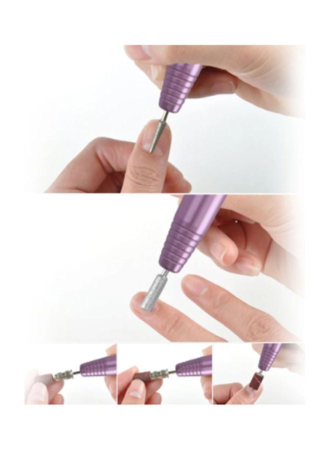 NIBEMINENT USB Electric Manicure Machine Grinder gold - Image 4