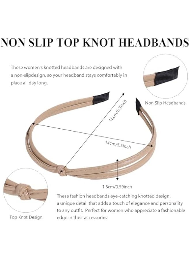 Generic Ultra-fine leather headband for women to wash their faces, 2023 new style hairpin for internet celebrities to press hair and bundle hair for going out, all-match headwear  - Image 3
