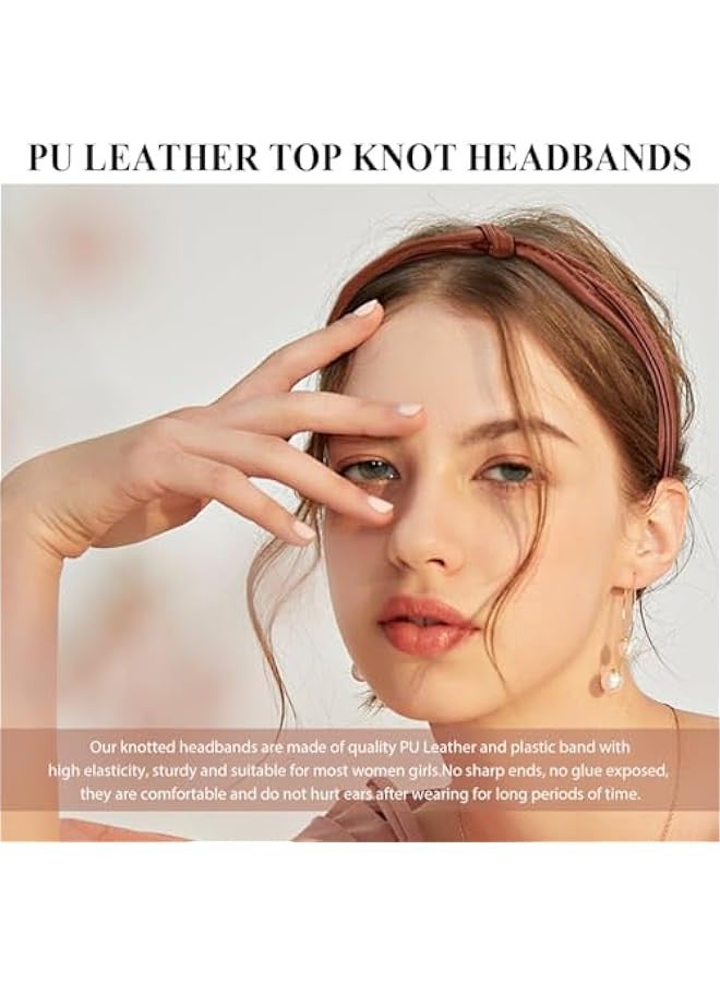 Generic Ultra-fine leather headband for women to wash their faces, 2023 new style hairpin for internet celebrities to press hair and bundle hair for going out, all-match headwear  - Image 4