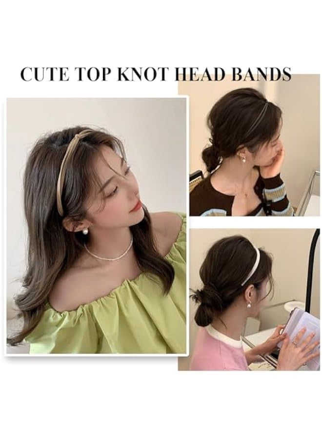 Generic Ultra-fine leather headband for women to wash their faces, 2023 new style hairpin for internet celebrities to press hair and bundle hair for going out, all-match headwear  - Image 5